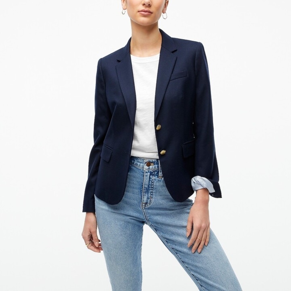 JCrew| Navy Schoolboy Blazer 2